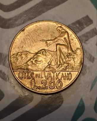 200 Lire 1978 Citta del Vaticano 