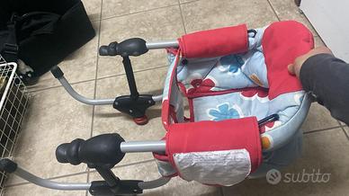 Seggiolino pieghevole per tavolo da pranzo
