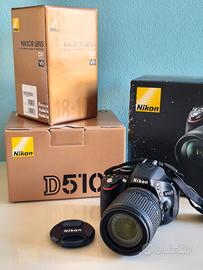 Nikon D5100 + Obiettivo Nikkor 18-105mm VR FullSet