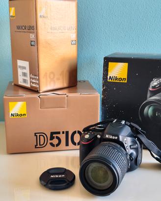 Nikon D5100 + Obiettivo Nikkor 18-105mm VR FullSet