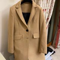 cappotto lungo marroncino 