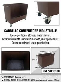 CARRELLO CONTENITORE 