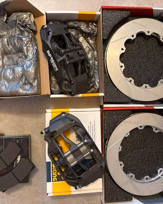 Ap racing 6 pistoncini dischi brembo gt ferodo pas