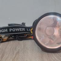 lampadina  high power led da capo testa luce