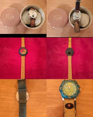 3 orologi vintage Swatch e Alviero Martini 