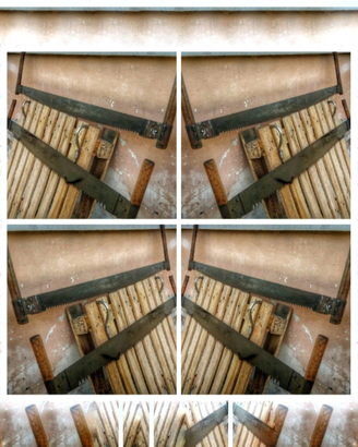 Seghe da boscaiolo d'epoca