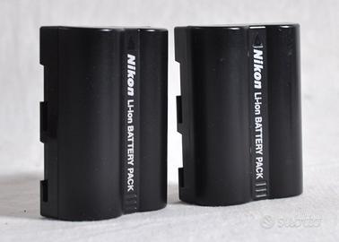Nikon EN-EL3 2 originali e 1 batteria EN-EL3 non