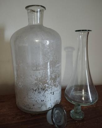 Vasi in vetro da farmacia 