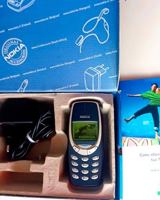 Nokia 3310 + Batteria + Caricabatterie + Scatola