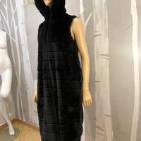 Gilet /smanicato eco pelliccia lungo Zuiki tg. S/M