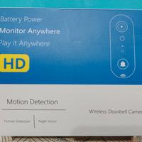 Citofono wireless con telecamera REC foto e video 