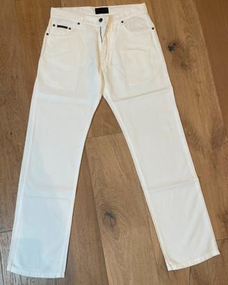 Pantaloni Gant Jeans bianchi