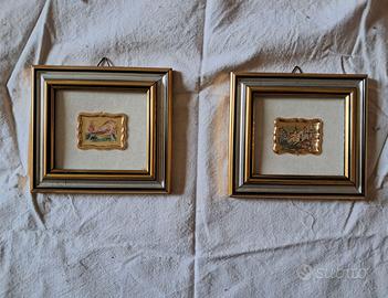 DUE QUADRI SERIE ORO