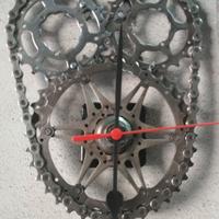 Orologio vintage steampunk bici
