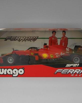 Ferrari SF21 #16 (2021) Charls Leclerc bURAGO 1:18