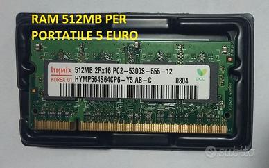 RAM 512 mb