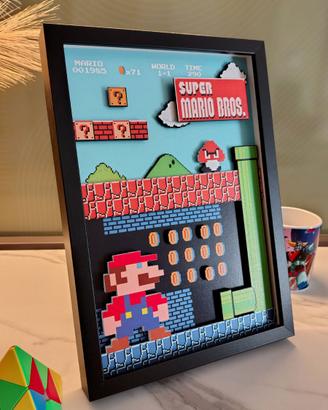 Shadow Box 3D Super Mario Bros - Paper Emotions