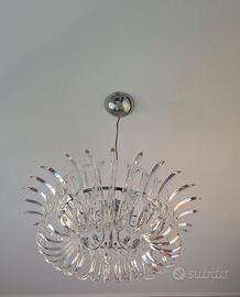 Lampadario cristallo Metal Lux Wave