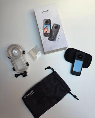 Insta360 X3 + Invisible Dive Case originale – cond