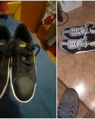 3 PAIA DI SCARPE  2 PUMA 1 NIKE