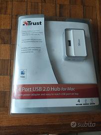 Hub USB 4 porte PER MAC della Trust
