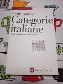 Giorgio Agamben Categorie italiane prima edizione