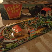 Gioco in latta vintage "Cable Car" Technofix