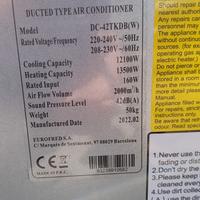 climatizzatore daitsu scheda