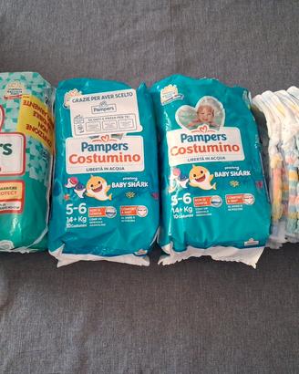 Pannolini Baby-Dry+Pannolini Costumino Pampers