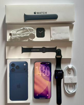 Bundle Iphone 17 Pro Max Blu 256 + Apple Watch SE