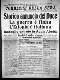 13 prime pagine di grandi avvenimenti storici
