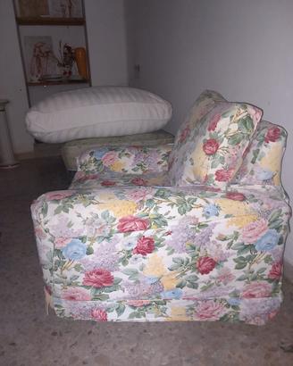 poltrona floreale sfoderabile