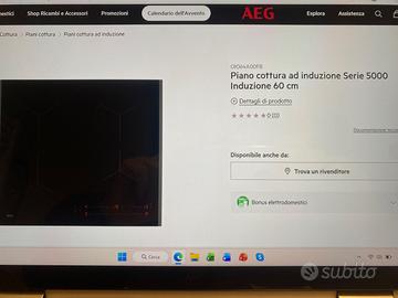 PIANO COTTURA INDUZIONE AEG