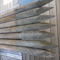 Pali tondi in legno Ø cm 8 altezza cm 200