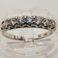 Splendido anello argento pavè pietre CZ