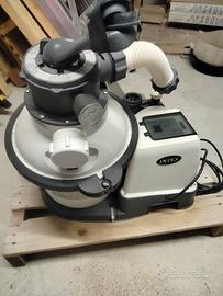 Piscina Intex con motore