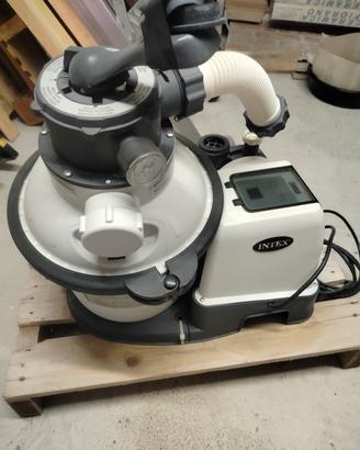 Piscina Intex con motore