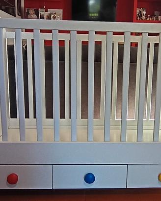Lettino bambini Ikea Gonatt + materasso Krummelur