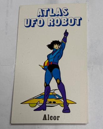 ADESIVO UFO ROBOT ATLAS ALCOR VINTAGE ANNI 80 NUOV