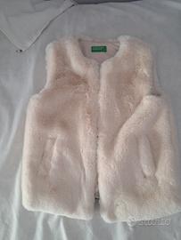 Gilet benetton pelliccia 