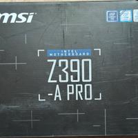 Mobo Z390 A-Pro + CPU i7 9700k