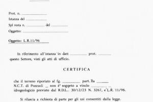 Lotto terreno e struttura condonata