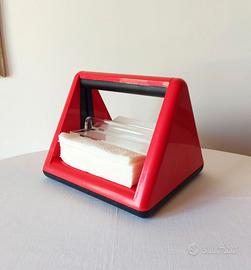 Biesse portatovaglioli rosso, vintage