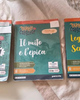 Libro di testo per medie Parole per crescere 1