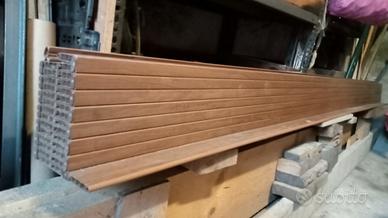 Porta a soffietto marrone 