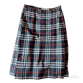 Kilt da donna Burberrys di lana vintage taglia 44