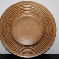 Vassoio Rotante in Legno Spagna 1980