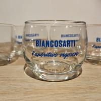Set 5 bicchieri vetro Biancosarti aperitivo