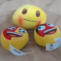 3 Peluche delle emoticons della serie emoji