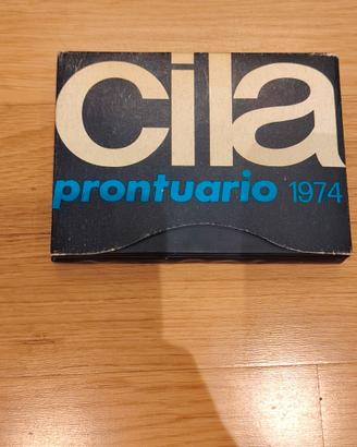 prontuario cila 1974 vintage 